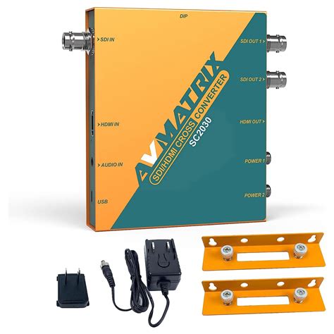 AVMatrix SC2030 3G-SDI/HDMI Scaling Cross Converter 3.5mm Audio Input ...