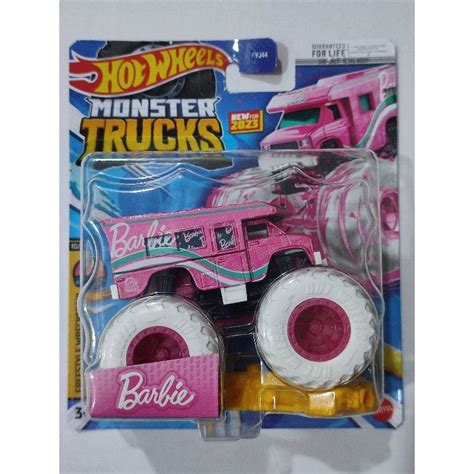 Hot Wheels Monster Trucks Barbie Ultimate Camper Pink Shopee Malaysia