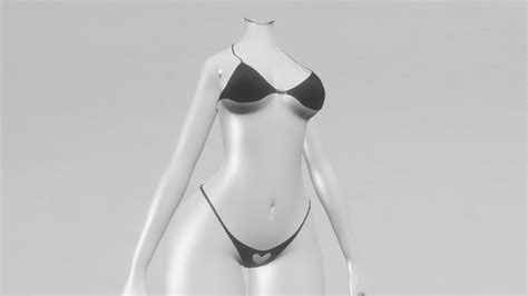 VRChat Bikini Outfit For Panda S Female Base