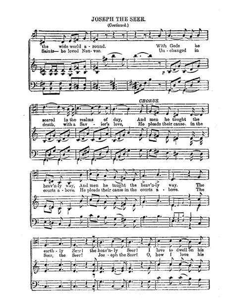 Joseph, the Seer (by Old LDS Hymnals -- Vocal Solo)