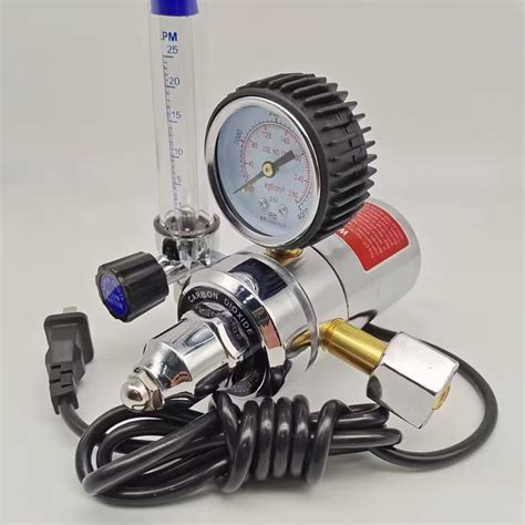 Heater Co2 Gas Pressure Reducing Valve Co2 Regulator With Heater 220v