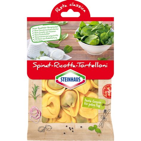 Steinhaus Spinat Ricotta Tortelloni G Nudel Kartoffelprodukte