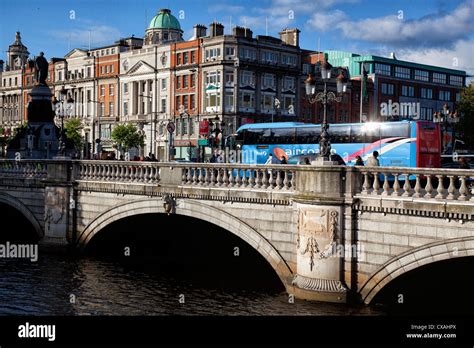 View of O'Connell Bridge. Dublin. Ireland Stock Photo - Alamy