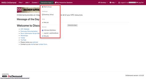 Interactive Apps :: High Performance Computing