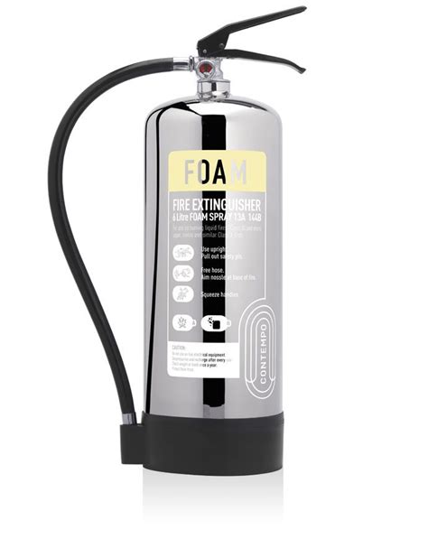 6ltr Afff Foam Stainless Steel Fire Extinguisher Francis Fire The