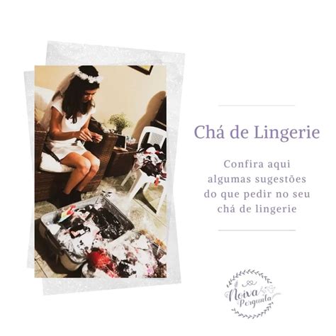 Ch De Lingerie Noiva Pergunta