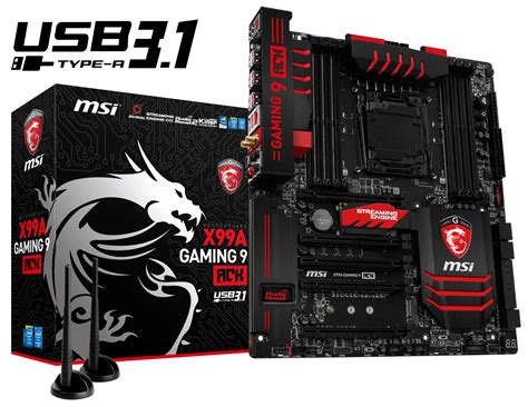 Материнская плата MSI X99A Gaming 9 ACK поступила в продажу