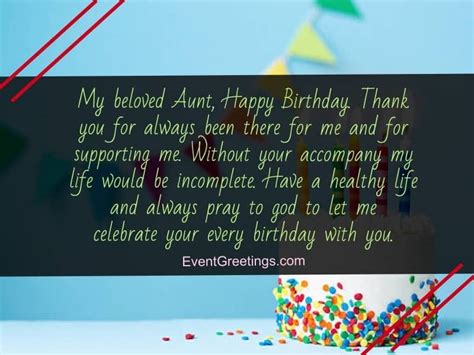 80 Best Happy Birthday Aunt Messages With Images Events Greetings