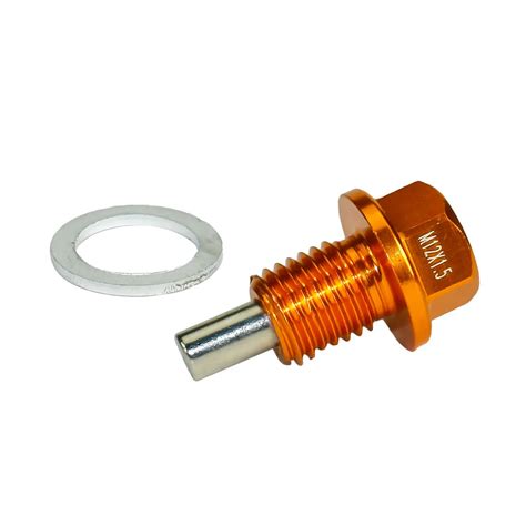 M12* P1.5MM Магнитная дренажная масляная пробка Магнитная сливная гайка ...