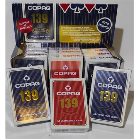 Kit 2 Jogo Baralho Profissional Copag 139 Original 54 Cartas Shopee