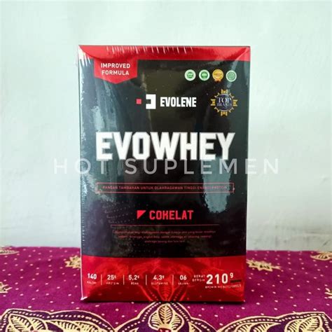 Jual Evolene Evowhey Gr Evo Whey Sachet Whey Protein Bpom Halal