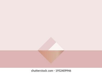 Nude Pink Iceberg Background Minimal Style Stock Illustration Shutterstock