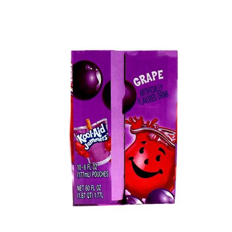 Jugo Kool Aid Jammers Uva 10ct 60 Oz