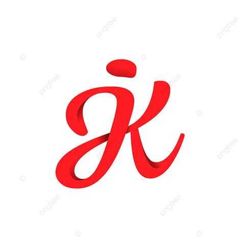 Jk Clipart Png Images Red Letter Jk Logo Design Template Template