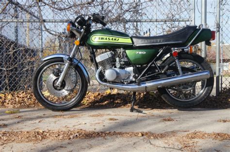 Kawasaki 1974 H2 750 Triple 2 Stroke Widowmaker Running H2750 9224 Miles