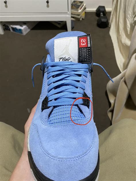 How to get rid of netting creases on Jordan 4? : r/Repsneakers