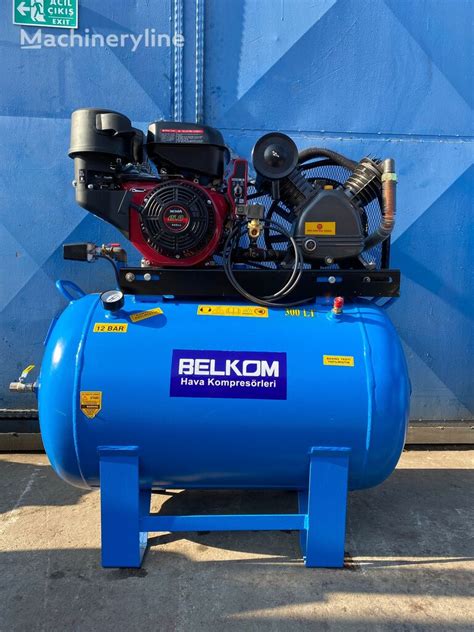 Belkom 300 Litre Marşlı 12 Bar Sıfır Benzinli Kompresör portable ...
