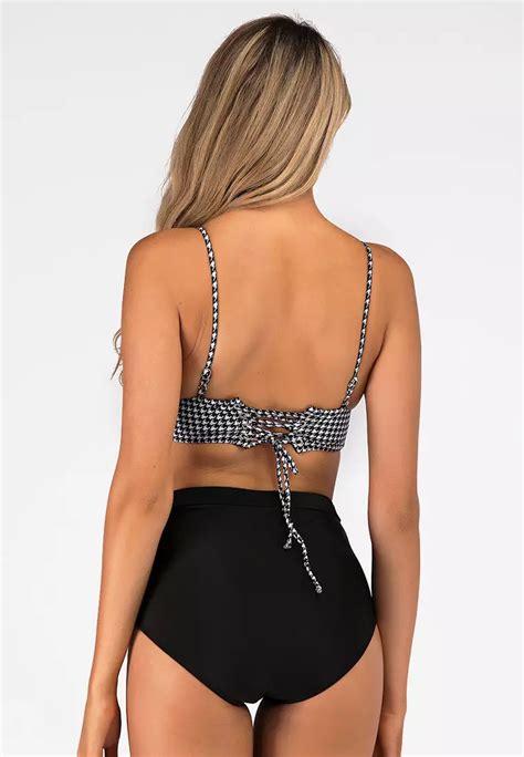 Buy Lycka Lwd European Style Lady Bikini Set Black Online Zalora