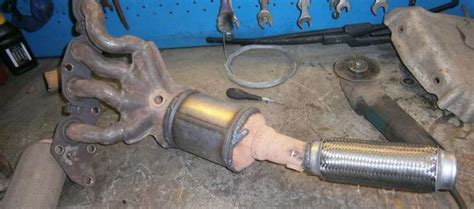 Лайфхак: замена катализатора на пламегаситель Форд Фокус 2 и установка ...