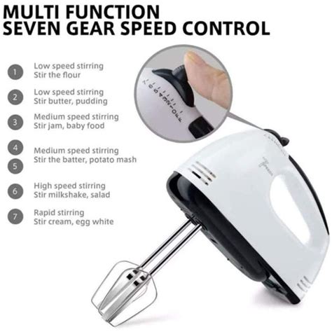 Jual Hand Mixer Elektrik 7 Speed Alat Pengaduk Otomatis 7 Level Alat