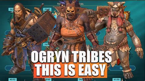 Beating Ogryn Tribes Faction Wars Raid Shadow Legends YouTube