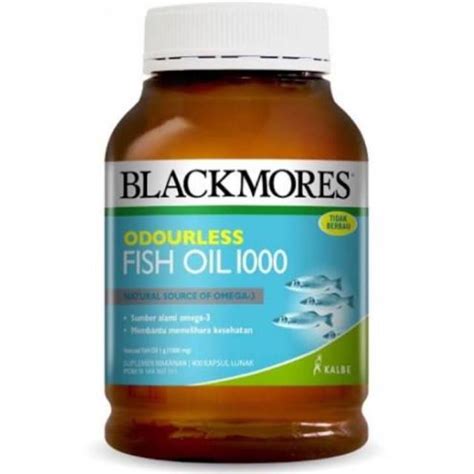 Jual Blackmores Odourless Fish Oil 1000 Mg Isi 200 And 400 Kapsul