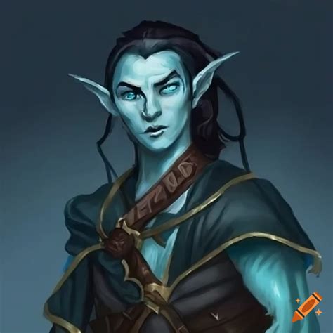 Artwork Of A Young Male Sea Elf Dandd Character On Craiyon
