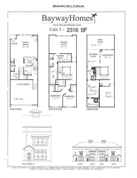 Bayway Homes Floor Plans - floorplans.click