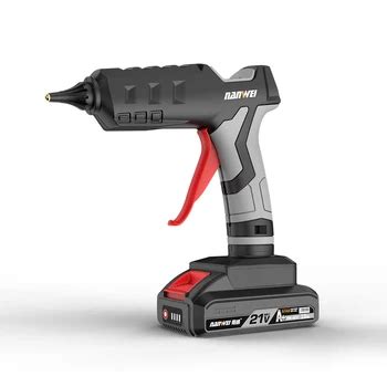 Nanwei Fast Preheating Lithium Electric Power Tools Hot Melt Glue Gun Cordless Portable Hair