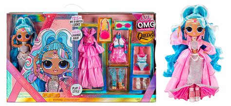 Buy L.O.L. Surprise! OMG Queens Fashion Doll - SPLASH BEAUTY - with 125 ...
