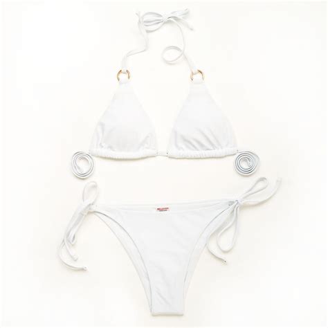 Relleciga Damen Bademode Triangel Bikini Mit Schmuckelementen Relleciga De