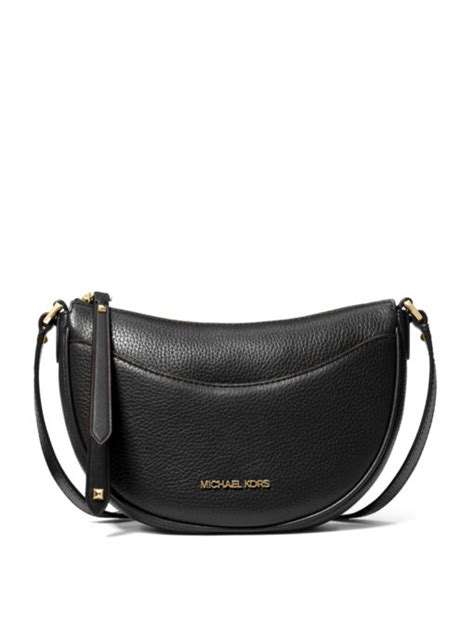 Michael Kors Dover Small Half Moon Crossbody Black ETA END MAR Averand