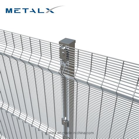 2 2 5m Galvanized And Pvc Coated Steel Welded Wire 358 Prison Clear View Fence For Sale China