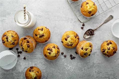 Muffins aux pépites de chocolat sans beurre