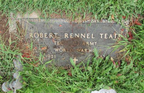 Robert Rennel Teats Sr 1921 1983 Find A Grave Memorial