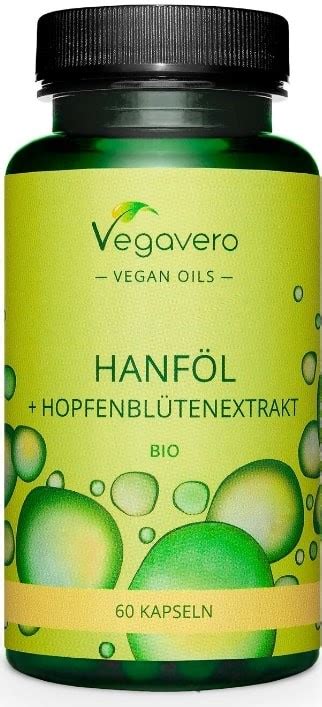 Hanföl Hopfenblütenextrakt Bio 60 капсули Vegavero Ozone bg