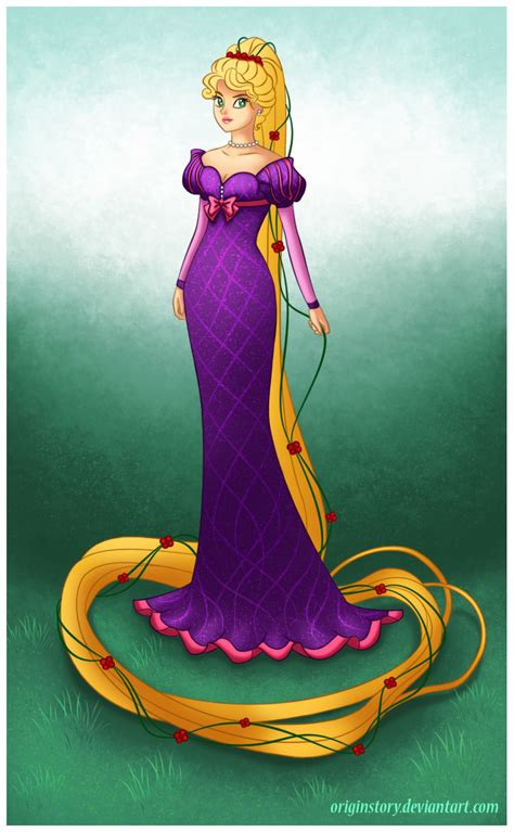 Rapunzel Redesign By Originstory On Deviantart