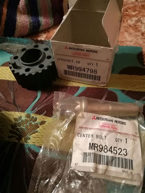 Долгожданные запчасти. — Mitsubishi Lancer IX, 1,6 л, 2005 года ...