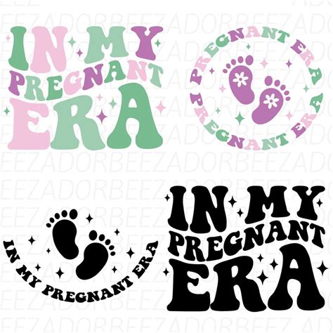 In My Pregnancy Era Svg Png Bundle Pregnancy Shirt Svg Png Mom To Be