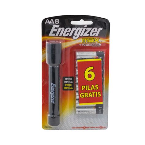 Linterna Aa8 Energizer Max C8 Pilas Blis Superseis Online