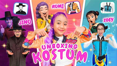 Samantha Cosplay Rumi Kpop Demon Hunter 😍 Unboxing Kostum Rumi Huntrix