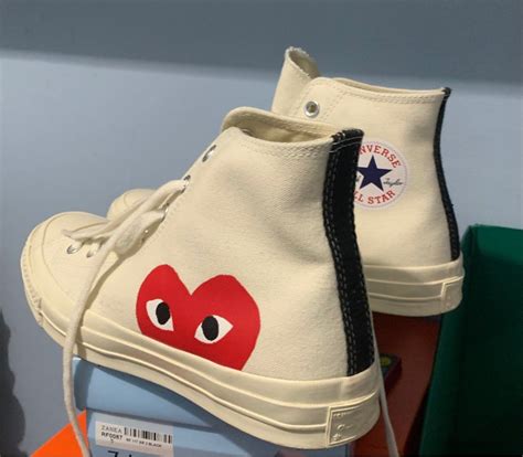 Converse CDG, Men's Fashion, Footwear, Sneakers on Carousell