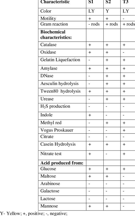 1 Biochemical characterization of isolates | Download Table