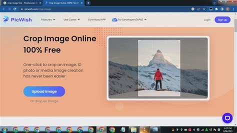 picwish website potong gambar youtube