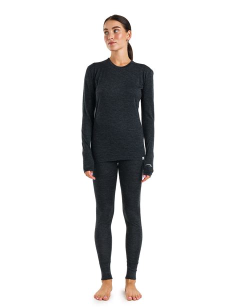Women's 100 Merino Wool Base Layer Set at June Blackwell blog