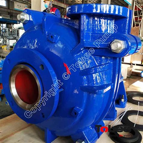 8 6E AH Metal Lined Slurry Pump With Expeller Seal