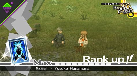 Persona Golden Yosuke Hanamura Magician Social Link Rank Max