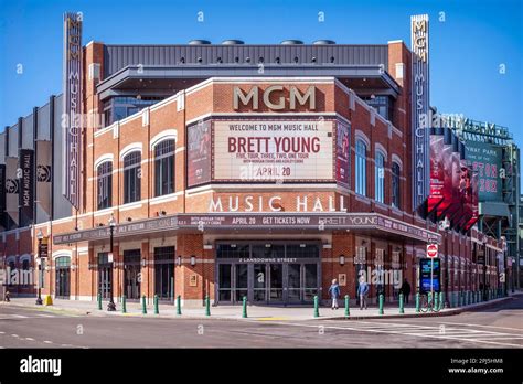 Fenway Park Stadium MGM Music Hall Stock Photo - Alamy