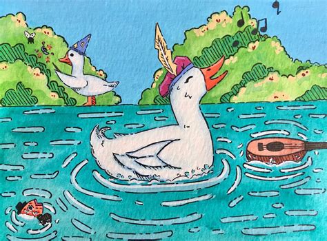 Duck Bard By Puddludd Rimaginarybards