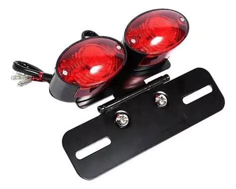 Stop Cafe Racer Integrado Universal Con Portaplaca Cuotas Sin Inter S